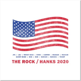 The Next President is...The Rock (Distressed) Posters and Art